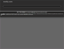 Tablet Screenshot of nestly.com